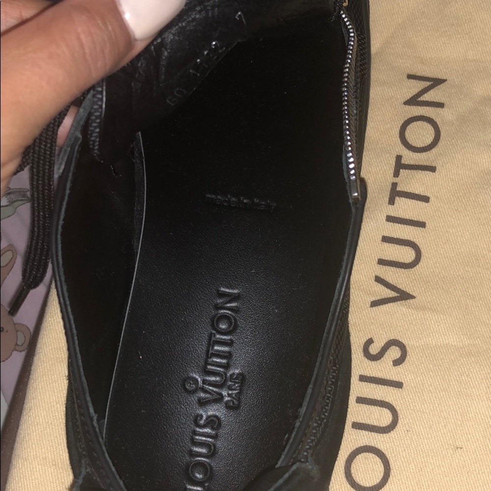 Louis Vuitton Black Damier shoes original 100% - Picture 4 of 5